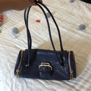 ColeHaan leather dark purple/blue women’s handbag